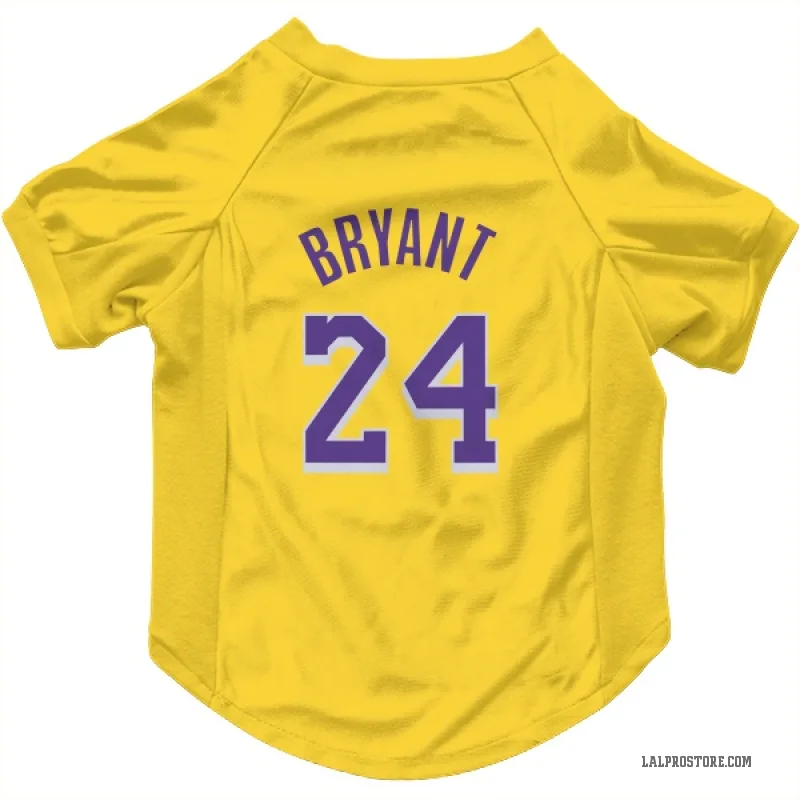 laker's #24 kobe breathable mesh jersey dogs/cats new ships from calif s to  6x