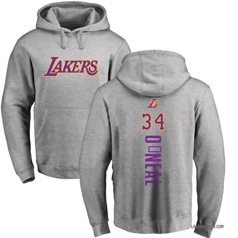 Official Los Angeles Lakers Shaquille O'Neal Hoodies, Shaquille O'Neal  Lakers Sweatshirts, Pullovers, Showtime Hoodie